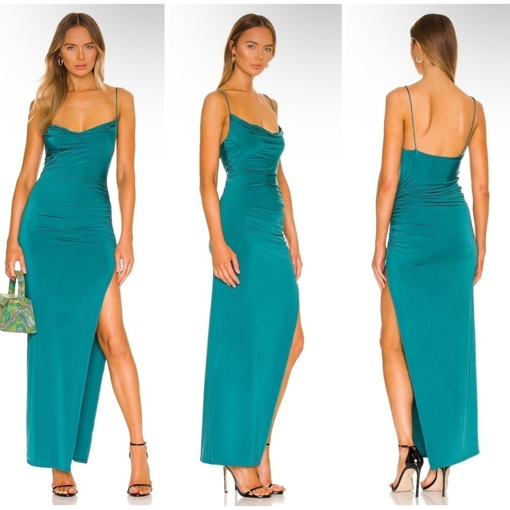 Lovers and Friends Odessa Gown in Emerald Green Size L